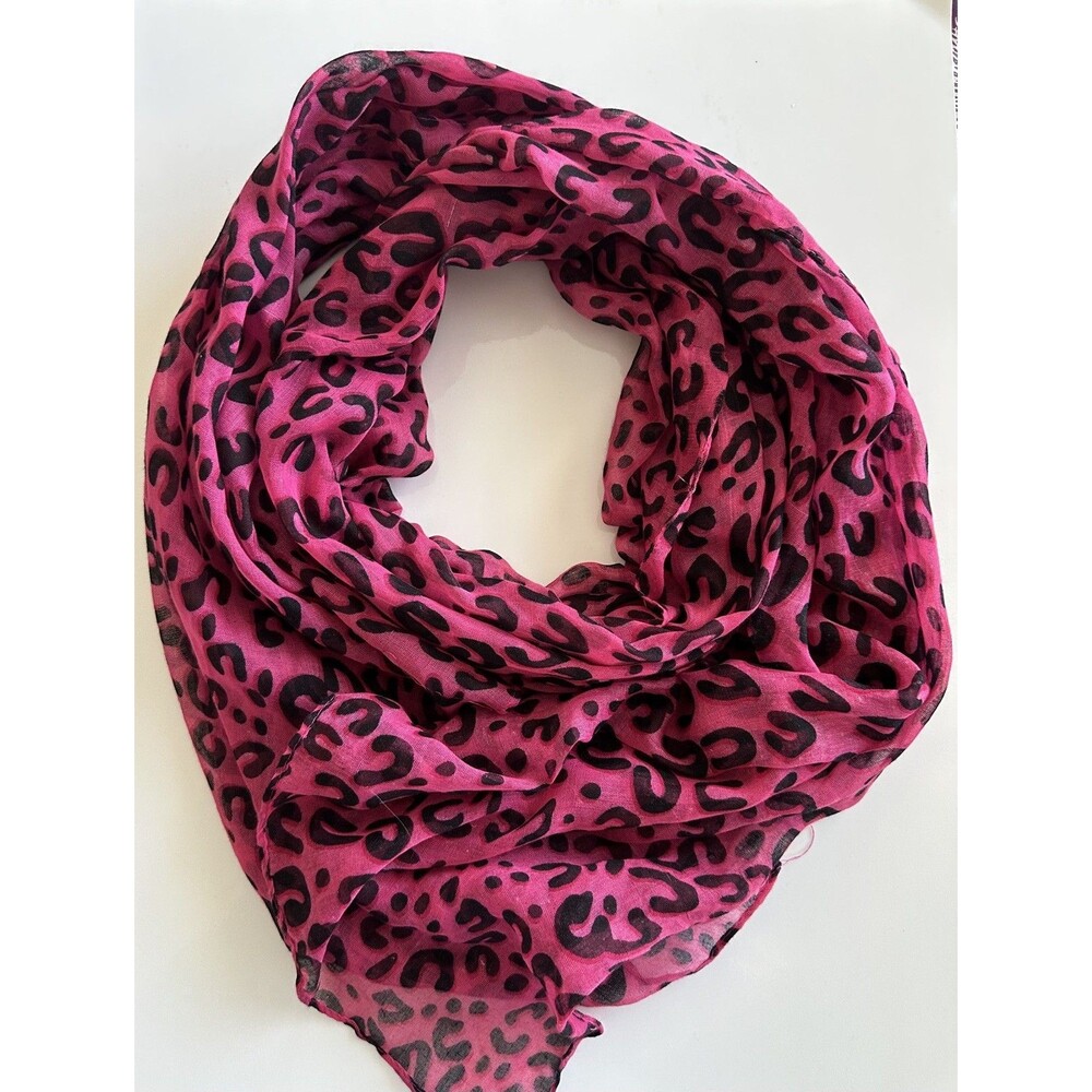 Leopard Scarf for Women, Cheetah Print Shawls 78” x 33” Lightweight